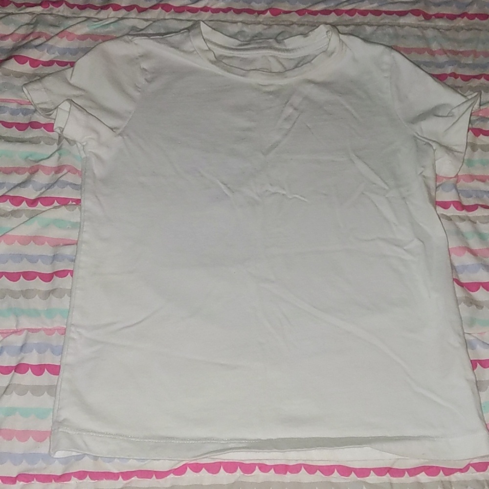 Girl White T-shirt